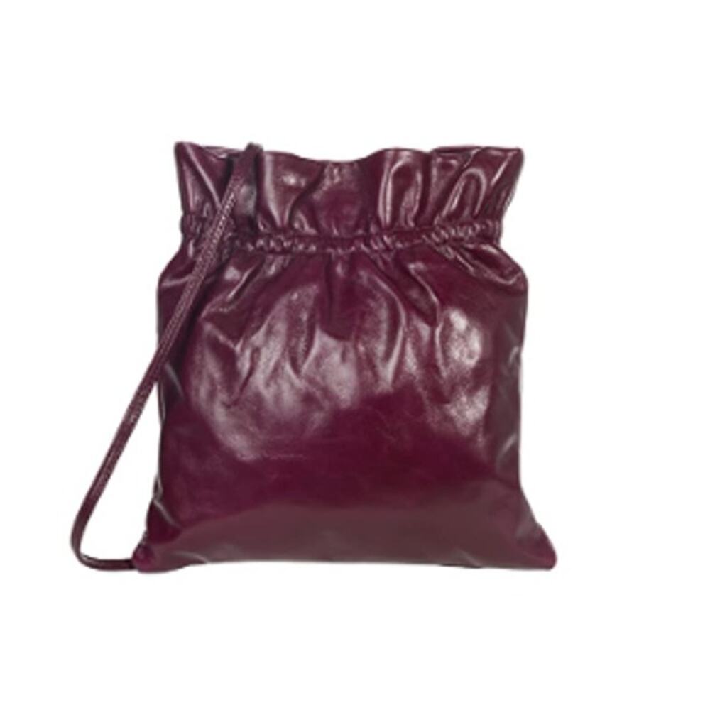 Hobo Prose Leather Crossbody Bag Purple Convertible Shoulder Clutch Eggplant